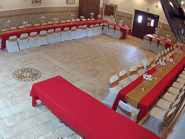Interior de Salón Eventos Perlera