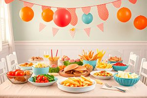 Ideas de comidas para fiestas infantiles