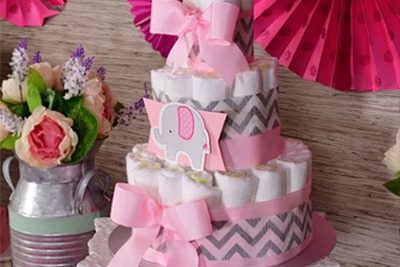 Cómo hacer un pastel de pañales